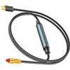 Diogeynu Adattatore audio da USB a ottico Trasmettitori da USB a SPDIF Convertitori digitali Connessione porta per computer portatile PC in fibra ottica convertitori