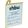 vhbw batteria compatibile con Lenovo Tab 4 8 TB-8504F, 8 TB-8504X, 8 Plus TB-8704X tablet (4850mAh, 3,85V, Li-Poly)