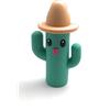 Onwomania Cactus con cappello di paglia Cactus pianta verde Chiavetta USB Chiavetta USB 64GB Usb 2.0