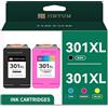 JINTUM Cartucce per stampante 301 XL di ricambio per HP 301