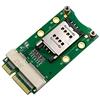 LeHang Mini Adattatore PCI-E con Slot per Scheda SIM per 3G / 4G, WWAN LTE, Scheda GPS con Supporto per Scheda SIM Clamshell