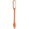 ELLENNE - Lampada LED USB Portatile Flessibile per Tastiera e Laptop - Luce USB a Basso Consumo (Arancione)