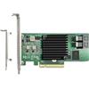 H!Fiber.com Scheda controller PCIe interno 12G, scheda HBA SATA+SAS a 8 porte 12Gb/s, chip 3008 di Broadcom, PCI Express 3.0 X8, 2 porte mini SAS SFF-8643, come 9300-8I con staffa a basso profilo