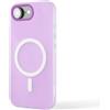 N NEWTOP 2in1 Cover CV57 Compatibile per Apple iPhone 17E, Custodia TPU Gel Silicone Flessibile Morbida Rigida Case Posteriore Protezione Fotocamera Anti Urto Guscio Scocca Colorato (Viola)