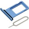 MMOBIEL Vassoio SIM Compatibile con iPhone 13-6.1 Inch - 2021 - Porta Scheda Con Guarnizione di Gomma e Pin - Blu