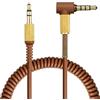 Yizhet Cavo Aux Audio Compatibile con Marshall Major e Marshall Monitor 3,5mm Jack Cavo Audio Stereo di Ricambio per Marshall Major III Major II Major I con Telecomando & Microfono (1,2m Marrone)