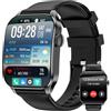 Haulvean Smartwatch da uomo e donna, display curvo HD da 1,91, con chiamate Bluetooth, 100+ modalità sportive, orologio fitness con frequenza cardiaca, monitoraggio del sonno, contapassi, impermeabile IP67