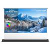 WUPRO LeApex Schermo di Proiezione Retrattile Elettrico White Matt - Schermo Intelligente Universale 4K Ultra HD 3D Attivo 92 Pollici per Tutti i Tipi di Proiettori