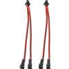 PATIKIL 15CM 1 a 2 Cavo Divisore ARGB, 2pz PWM Ventole Cavo Alimentazione Prolunga RGB con SM 2 Pin Spina Connettore per Scheda Madre Telaio Computer