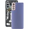 Audiosystem Scocca Cover Back Copri Batteria posteriore Per SAMSUNG GALAXY S21 Plus SM-G996 G996B 5G G996F G996B /DS S21+ Con Vetro Fotocamera Ricambio Sostituzione Riparazione Purple Viola