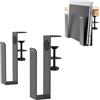 Lansls Supporto Laterale Per Laptop Con Morsetto Per Scrivania Installazione Senza Fori Porta Dispositivo Verticale In Acciaio Inossidabile Per Laptop, Tablet, Tastiere