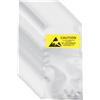 QUARKZMAN 100 Pezzi Borsa Anti-Statica 2.4 x 4.5 Borsa Argento | Per Hard Drive HDD SSD Dispositivi Elettronici Schede Madri, Schermante ESD, Aperta In Alto, Con Etichette