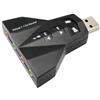 Trade Shop Traesio Adattatore Usb Scheda Audio Esterna 3D 7.1 Usb x Notebook Pc Sound Home Theatre
