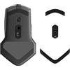 kwmobile Set Piedini di Ricambio per Mouse Compatibile con Alienware AW610M / AW510M Mouse - Gommini nero - per Maggiore Controllo e Scorrevolezza