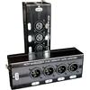 No 2X(1 Coppia di Estensori di Segnale di Rete RJ45 Audio XLR A 3 Pin A 4 Cana4052