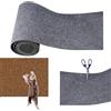 Dujuanus Climbing Cat Scratcher, Tiragraffi Arrampicata per Gatti, Diy Climbing Cat Scratcher Adesivo, Ritagliabili Tappeto Tiragraffi per Gatti Divano, Tappeto Antiscivolo per gatti (60*100cm,Gray)