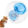 Generic Palla Da Corsa Per Criceto | Palline Di Criceto Trasparenti Per Alleviare La noia | Ruota Rotella Ventilata Antiscivolo Per Animali Domestici | Giocattolo Di Attività Per Piccoli Animali, Mouse