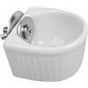 Generic Ciotola per piccoli animali Alimentatore gabbia staccabile Pet Ceramica Acqua Cibo Forniture animali per Coniglio Pappagallo Scoiattoli Cincillà Criceto Furetto