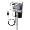 MiOYOOW Filtro Esterno Acquario, Filtro Pompa Ossigeno Filtro Da Sospendere Posteriore USB con Flusso d'acqua Regolabile per Acqua Dolce e Salata