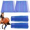 Generic Gambali per stivali, 4 protezioni per gambe per , stivali da mosca riutilizzabili per , stivali da cavallo dal design traspirante