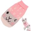 Mikiuly Cappottino Cane, Maglione Gatto, Vestiti Cani Piccola Taglia, Cappotto Cane Invernale Domestici Cappotto Abbigliamento per Invernale,Morbido Natale Maglione a Collo Alto per Cani, M