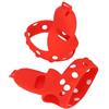 Xiuganpo Custodia Protettiva per Controller in Silicone Ecologico Premium per 2, Custodia Protettiva per Impugnatura VR Lavabile e Antiscivolo, Confezione da 2 con Cinturino Regolabile Sulle (rosso)