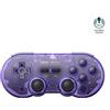 8Bitdo SN30 Pro Controller Bluetooth, Joystick ad Effetto Hall, Controller Giocare Compatibile con Switch, Apple, Windows, Steam Deck, Android e Raspberry Pi (Viola)