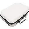 ASHATA Custodia di Trasporto Console di Gioco, Console di Gioco Duro Che Viaggia Impermeabile Impermeabile per Interruttore 2 2025 (WHITE)