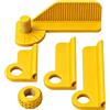 Generic Posizionatore per trapano per la lavorazione del legno 0/30/45/60/90 gradi Posizionamento preciso 5 angolo guida di foratura regolabile 3D stampato per montaggio di mobili da carpenteria fai da te