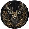 GXYUAOIEF Puzzle rotondo 1000 pezzi arte testa di cervo illustrazione natura fantasia puzzle impossibile per adulti giochi regalo 1000 pezzi (67,5 x 67,5 cm)