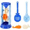 Generico Giochi di sabbia per bambini, set di giocattoli a sabbia - Bambini a tema marino giocattoli a sabbia da spiaggia,Castle Construction Modaning Outdoor Activity Water Game for Boys Girls di età compresa