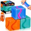 Bukbas Palla antistress Fidget Fun Toy, 4 palline antistress, palline massaggianti, per alleviare l'ansia e calmare - giocattolo sensoriale, giocattolo per bambini e adulti (A)