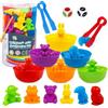vvhippo Giochi Montessori 2 3 4 5 Anni, 36 Pezzi Conteggio degli Auto