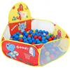 Veasbuu Piscina di palline per bambini, per bambini pieghevole con cestino da basket, piscina di palline interna rinforzata, per interni ed esterni, camera, bambini e ragazze, compleanno e