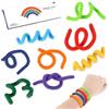 DenFatory Set di 8 bastoncini antistress sensoriali, giocattoli antistress in silicone, adatti per ADHD, giocattoli antistress per l'autismo, giochi per bambini con adhd