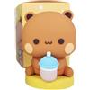 Generic Figurine in miniatura Bear - Stile anime, design carino | Oggetti da collezione fumetti alla moda, ornamenti dipinti a mano per toppers decorazioni da giardino setup bambolo scatole regalo per le scen