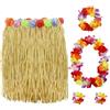 PIXHOTUL Set di costumi hawaiani tropicali hawaiani per feste estive spiaggia luau party