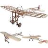 Your Day Mate Kit aeromodello Blériot XI Slow Flyer, scala 1:20, apertura alare 420 mm, kit aeromodello RC, aeromodello da costruire, componenti in legno di balsa tagliati al laser, 420 x 370 x 130 mm, 30 g RTF