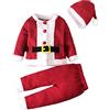 Generic Costume da Babbo Natale per Bebè per Neonati Santa Costume da Bambino Babbo Natale, Babbo Natale, Costume di Natale Accessorio Natale Costume Bambino Neonato Completini Natalizi (A-Red, 0-6 Months)