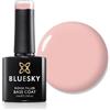 Bluesky Smalto Gel per Unghie 10ml, Lovely Pale - BRF12, Smalto Gel Pink per Manicure 21 Giorni, Professionale, Salone & Uso Domestico, Richiede Polimerizzazione con Lampada LED UV