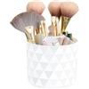 Amasawa Organizzatore per Trucchi, Organizzatore Cosmetico Girevole, 360° Rotante Porta Pennelli Make Up Portaspazzole da Trucco,Adatto per Pennelli per Trucco, Rossetti (A)