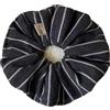 SUODEBYY Elastici per Capelli 1 pezzo di scrunchies a righe, capelli fatti a mano dai toni neutri, elastici for, accessori for donne e ragazze, da indossare tutti i giorni(Grey)