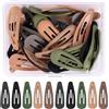 Necdeol Pinze Per Capelli, 30 Pezzi Fermaglio per capelli Ragazza, 3cm Mini Clip per Capelli, Fermagli per capelli Ragazza Snap Barrette BB per capelli in metallo Barrette