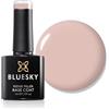 Bluesky Smalto Gel per Unghie 10ml, Pale To Deep - BRF11, Smalto Gel Beige per Manicure 21 Giorni, Professionale, Salone & Uso Domestico, Richiede Polimerizzazione con Lampada LED UV