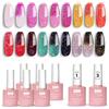 YTD Likomey Smalto Semipermanente per Unghie in gel Kit,Paillettes Multicolori 6 Colori Che Cambia Temperatura Smalti Semipermanenti per Unghie Con Base E Top Coat Unghie Giorno di Set