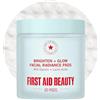 First Aid Beauty - Pastiglie radianti per il viso con acidi glicolico e lattico, giornaliero esfoliante pastiglie con AHA, Visibly Smaller Pores, Help Tone & Brighten Skin, One-Step Makeup Prep