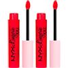 NYX Professional Makeup Lip Lingerie XXL Rossetto Liquido Matte 28 Untamable No Transfer Formula Vegana Lunga Tenuta - 2 Rossetti