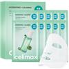 celimax Maschera In Tessuto Calmante The Real Cica 10 Pezzi Con Centella Asiatica E Madecassoside, Maschera Viso Coreana Per La Cura Della Pelle, 27 Ml