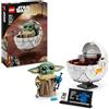 LEGO Star Wars 75403 Grogu e Carrozzina con Rana Sorgan e Minifigure di Grogu, Modellino di 'Baby Yoda' Giocattolo, Idea Regalo da Collezione per Bambini e Bambine da 10 Anni Fan serie TV Mandalorian