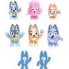 Bluey Set di figure Fuzzies Deluxe con 6 mini statuette da collezione appositamente floccate. Include 2 figurine a sorpresa (pacchetto cieco), carte collezionabili e guida da collezionare. 80 A